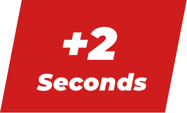 +2 seconds