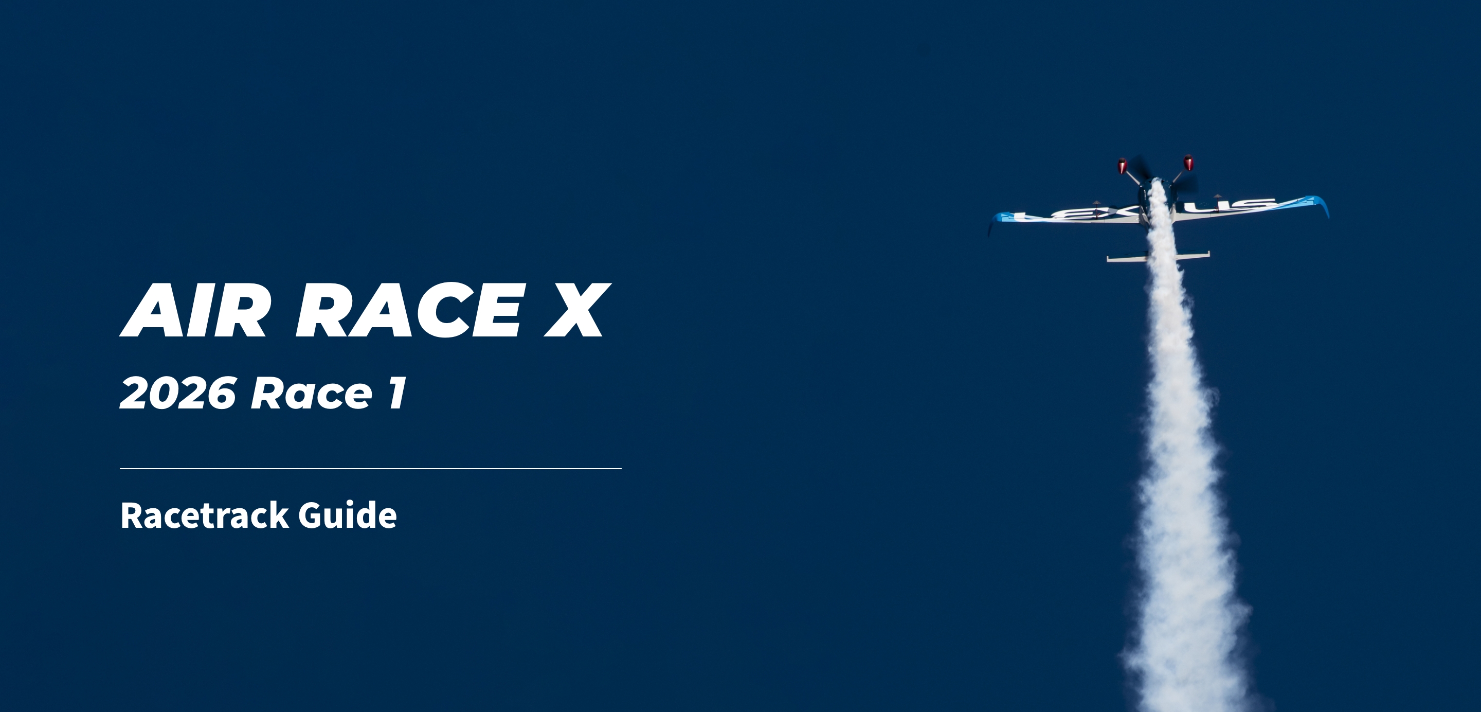 AIR RACE X 2026 Race1 Racetrack Guide